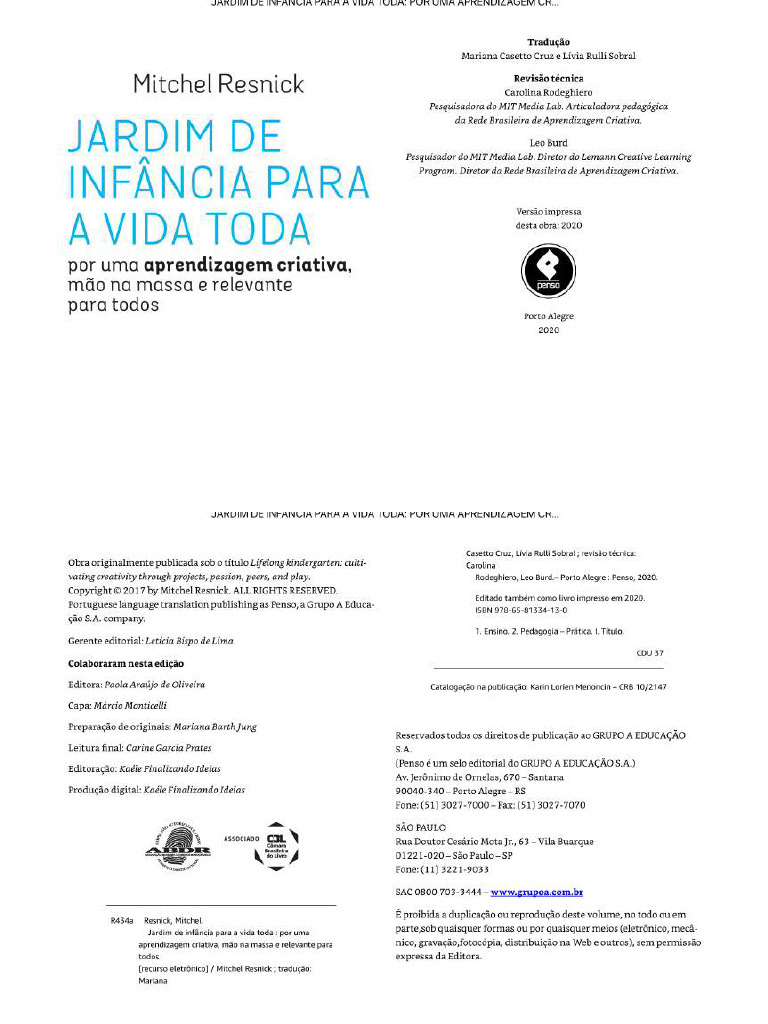 Jardim de Infancia para A Vida Toda | PDF