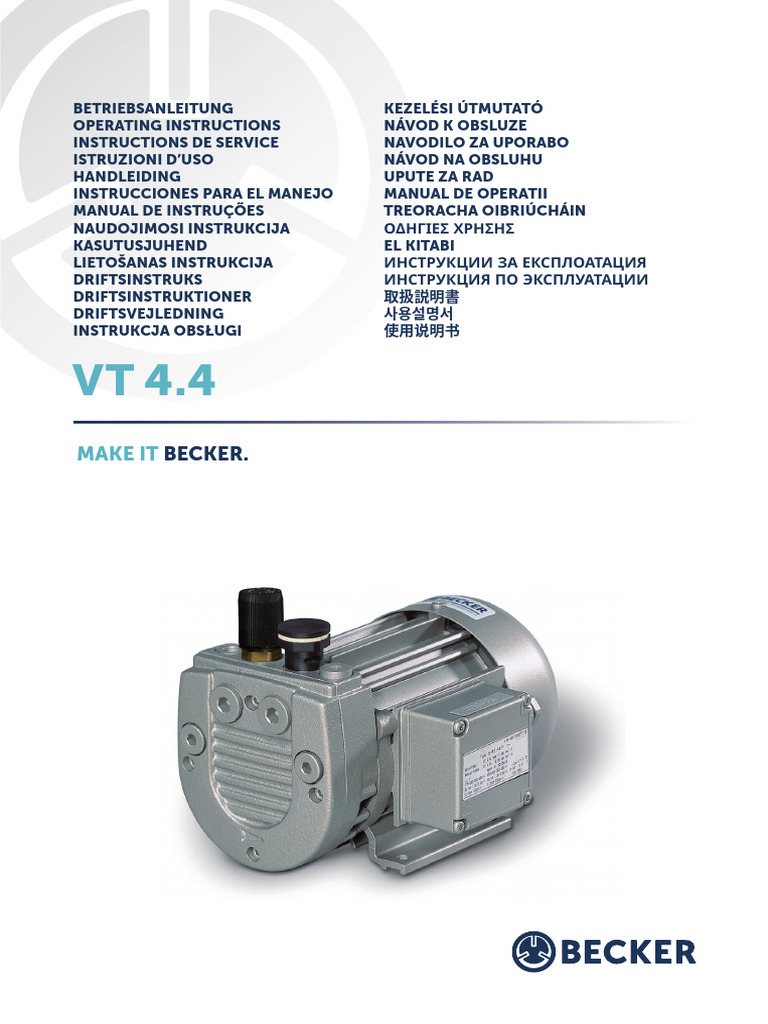 Manuel d'utilisation VT 4.4 Becker | PDF