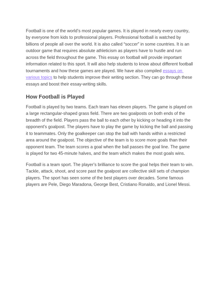 Understanding Football: Rules & Tournaments | PDF