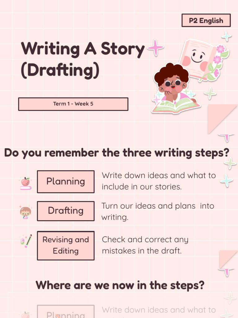 Story Writing Steps for P2 English | PDF | Verb | English Language