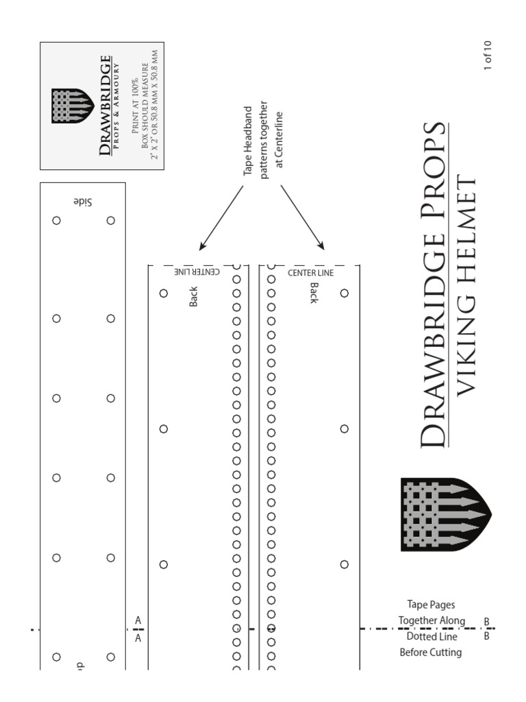 Viking Helmet Pattern | PDF | Metalworking