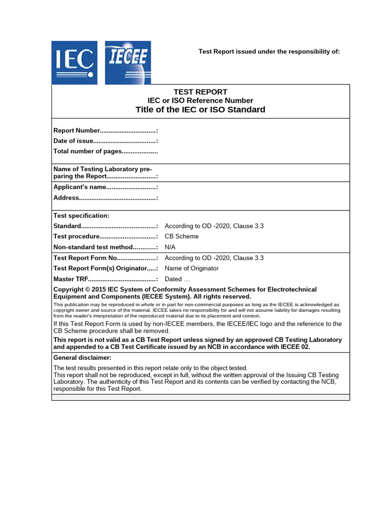 TRF-Template2015Final IEC | PDF | Insulator (Electricity ...
