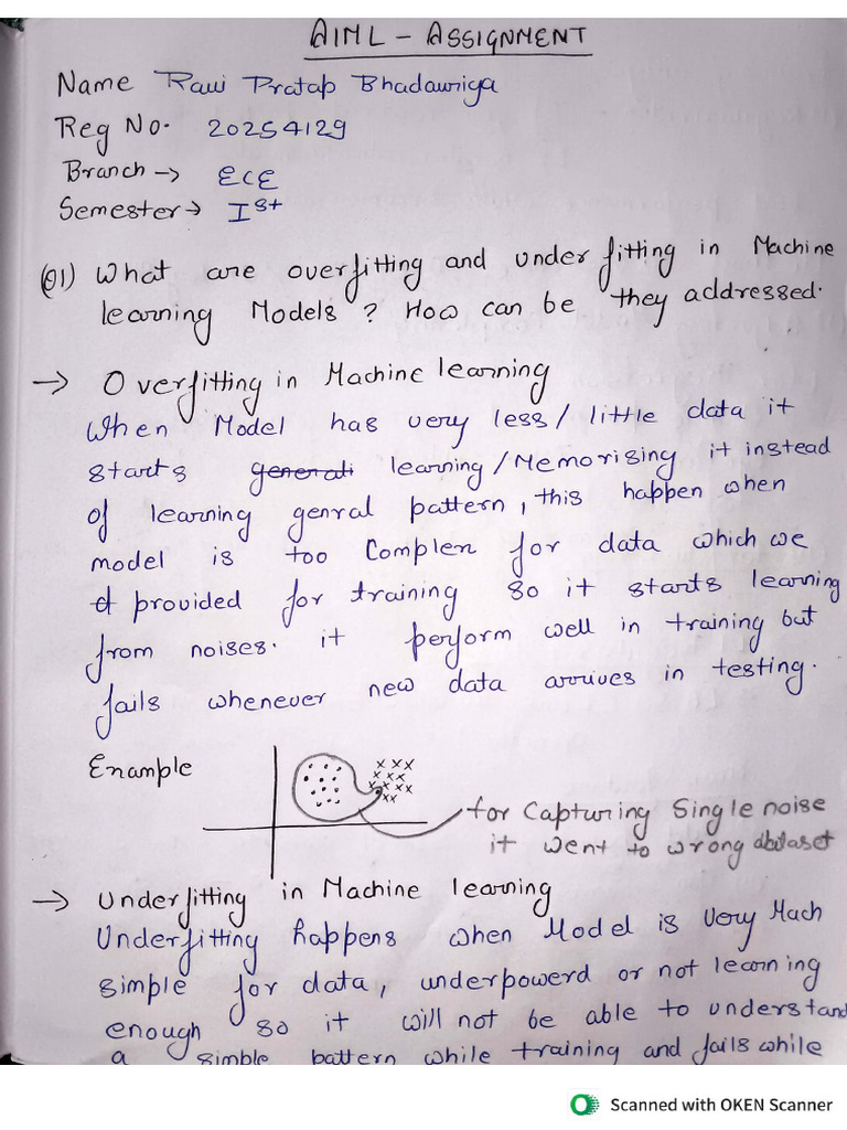 Ece f1 Ravi Pratap Bhadauriya 20254129 Aiml Assignment | PDF