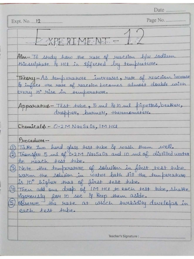 Experiment 12 | PDF