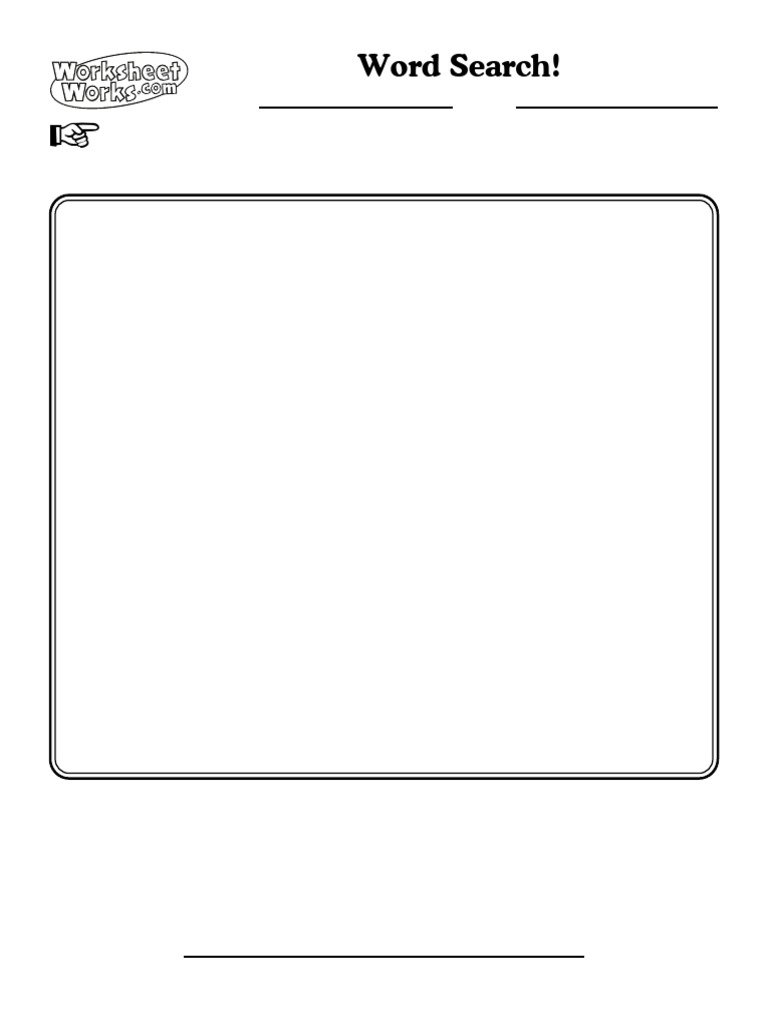 WorksheetWorks Word Search 1 | PDF | Word Puzzles | Puzzles