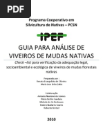 GUIA PARA ANÁLISE DE VIVEIROS DE MUDAS NATIVAS