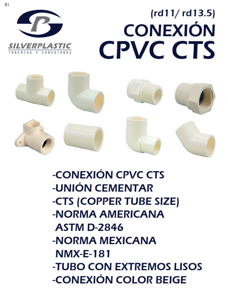 Conexión CPVC CTS para Agua Caliente | PDF