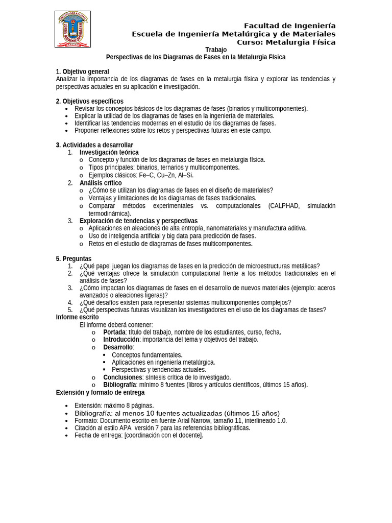 Diagramas de Fases en Metalurgia Física | PDF | Metalurgia | Física