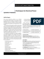 Special Issue On New Optimization Techniques For Electrical Power Systems Problems