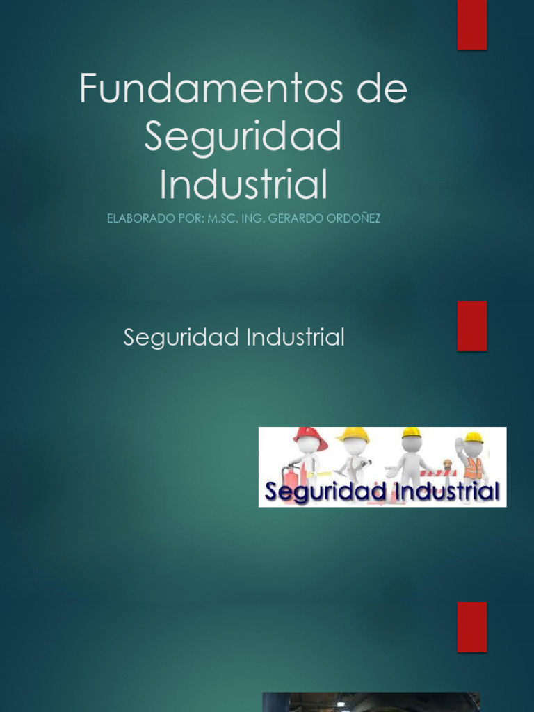 Fundamentos de Seguridad Industrial | PDF | Riesgo | Valores