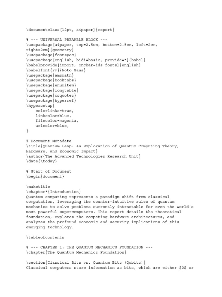 Quantum Leap - An Exploration of Quantum Computing ... | PDF | Quantum ...