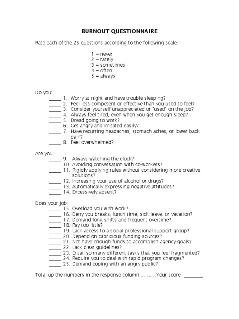 Burnout Pdf Download Free Pdf Occupational Stress Occupational