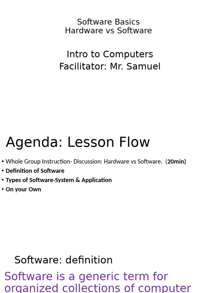 Understanding Software Basics | PDF