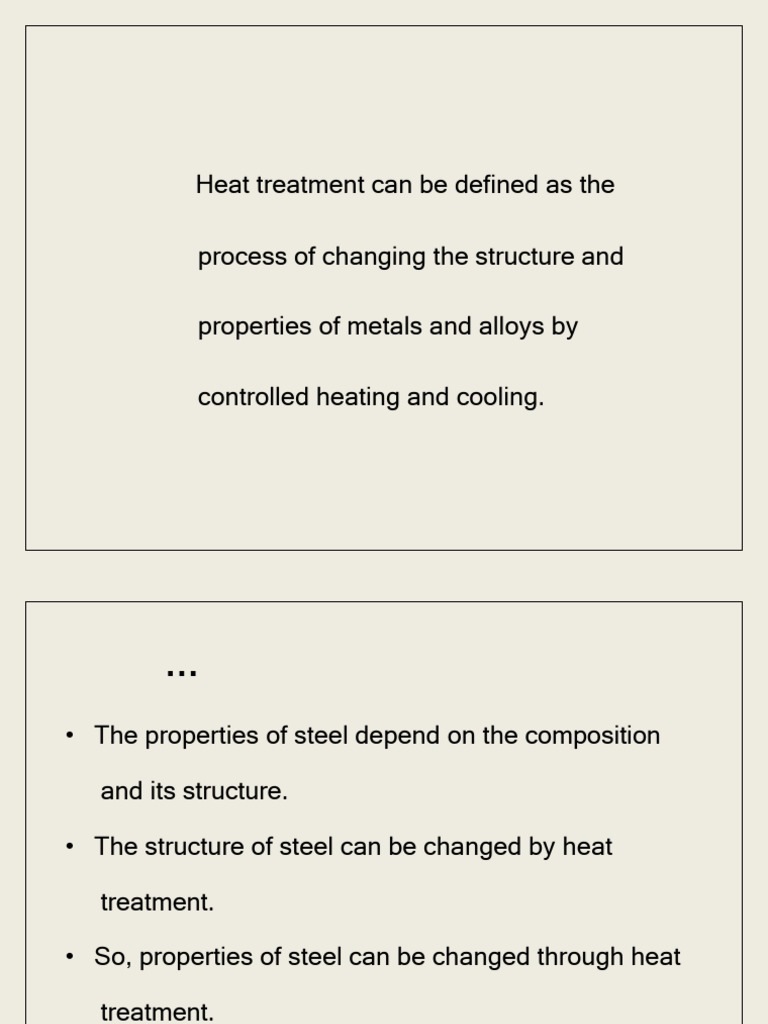Heat Treatment Processes for Steel | PDF | Heat Treating | Steel