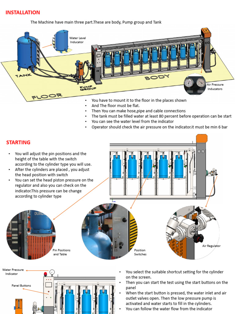 Hydrostatic Testing Unit Installation Guide | PDF | Pump | Valve