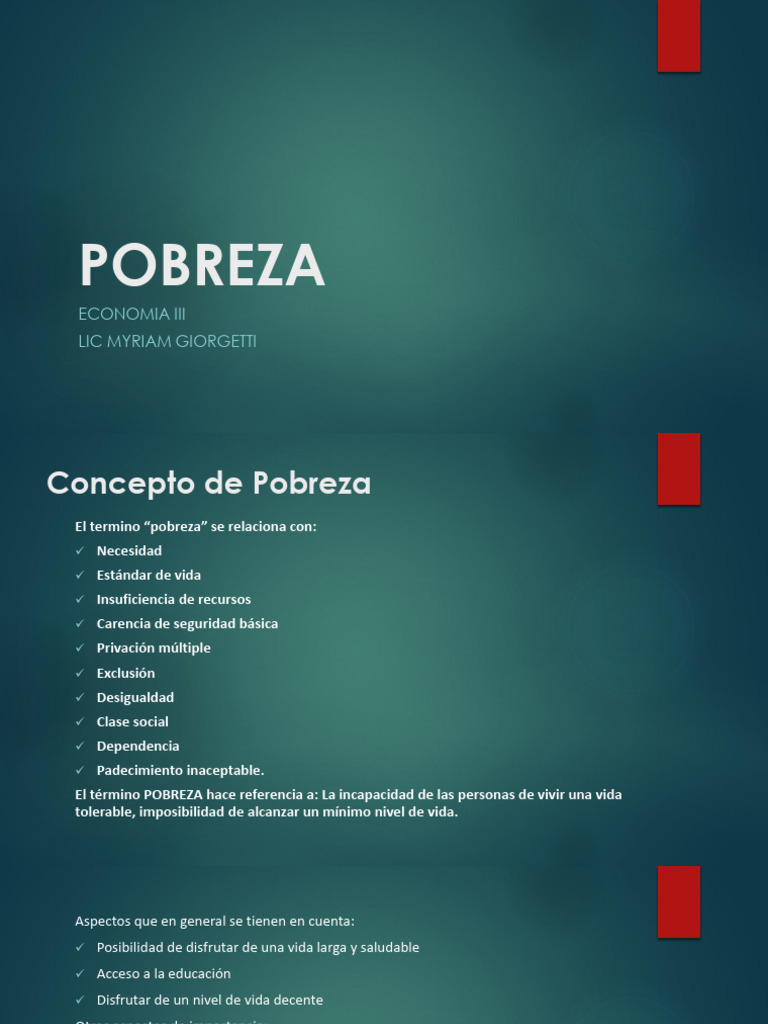 Análisis Integral de la Pobreza | PDF | Pobreza | Pobreza e indigencia