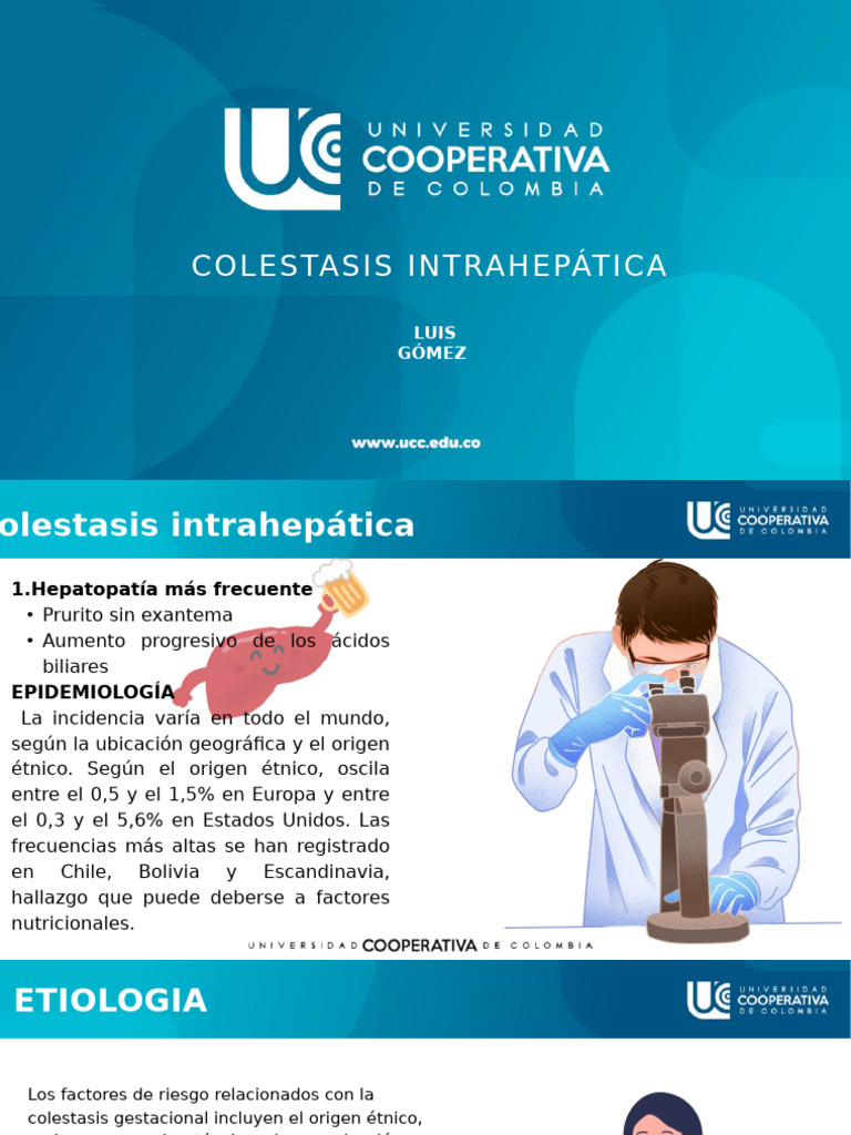 Colestasis Intrahepática | PDF