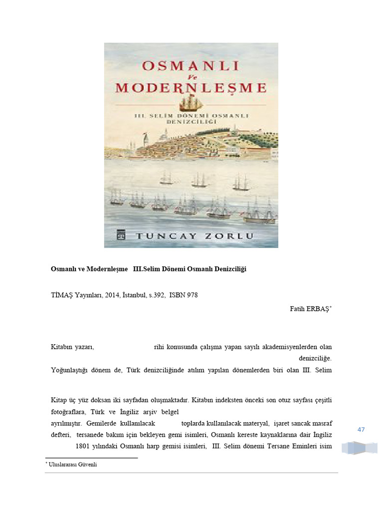 Osmanlı Ve Modernleşme, III - Selim | PDF