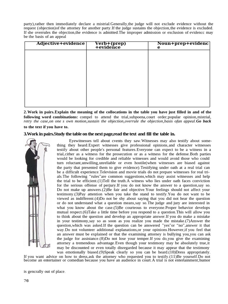 Rules of Evidence and Witness Testimony | PDF | Mens Rea | Mandatory ...