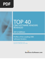 Download Top 40 CRM Software Vendors by jamesbourkelive SN95282723 doc pdf