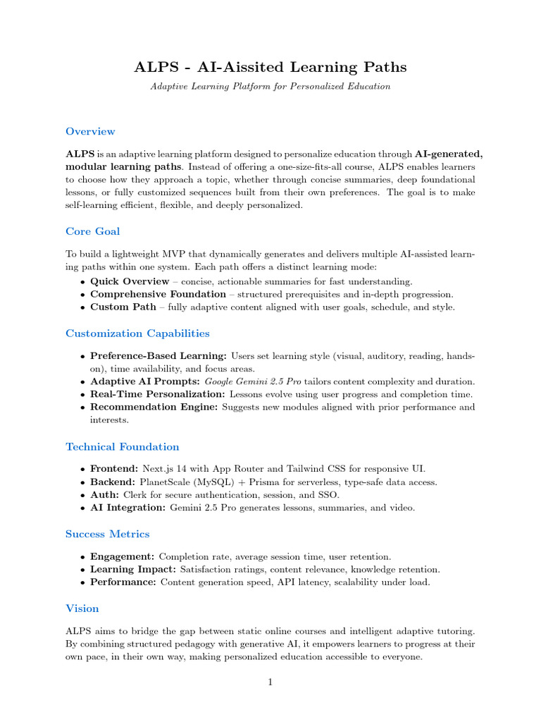 Alps | PDF