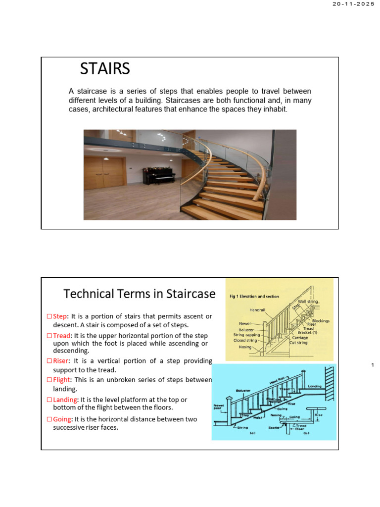 Staircase Design and Construction Guide | PDF | Stairs | Architectural ...