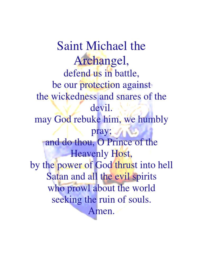 St. Michael Prayer