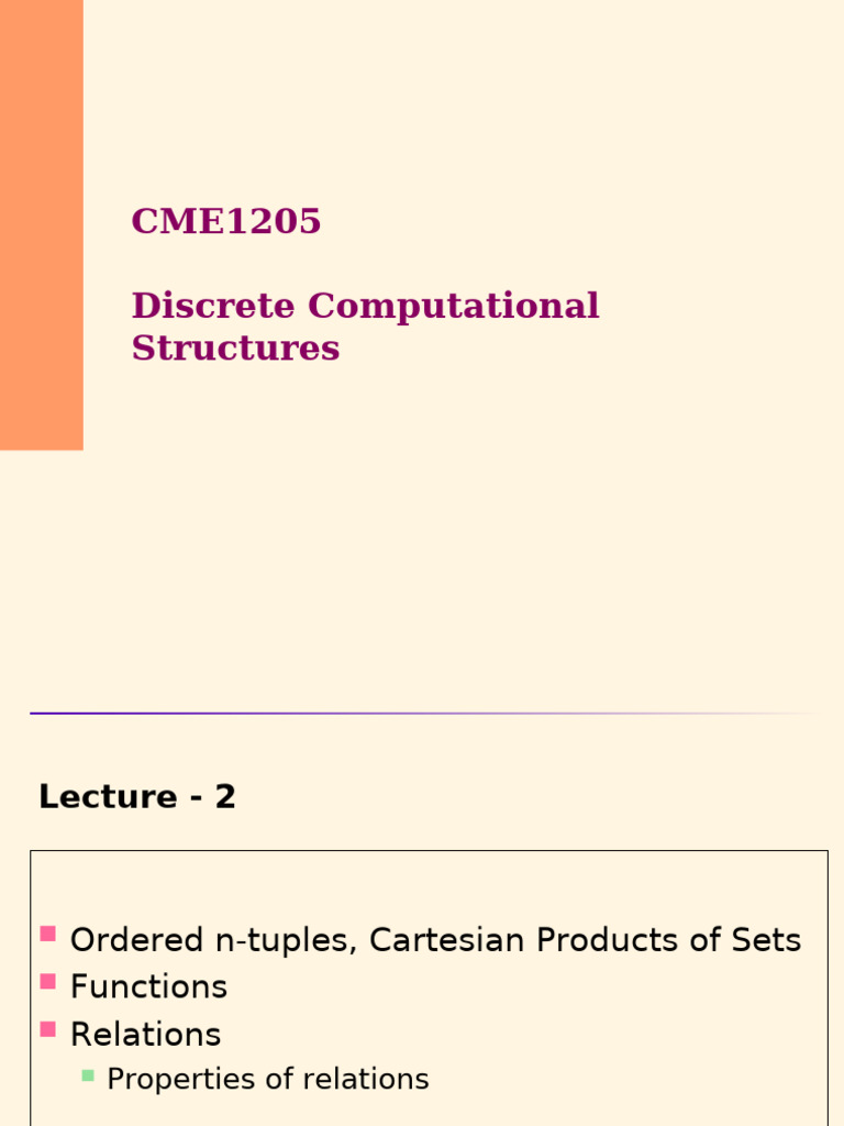 CME1205 - 02.functions Relations - Part1 | PDF | Function (Mathematics ...