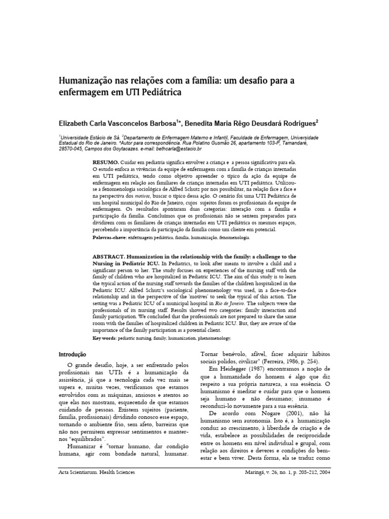 Humaniza%C3%A7%C3%A3o+Nas+Rela%C3%A7%C3%B5es+Com+a+Fam%C3%ADlia+Um ...