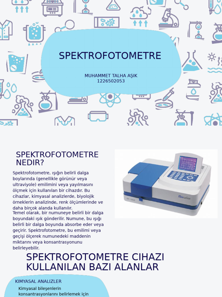 Spektrofotometre | PDF