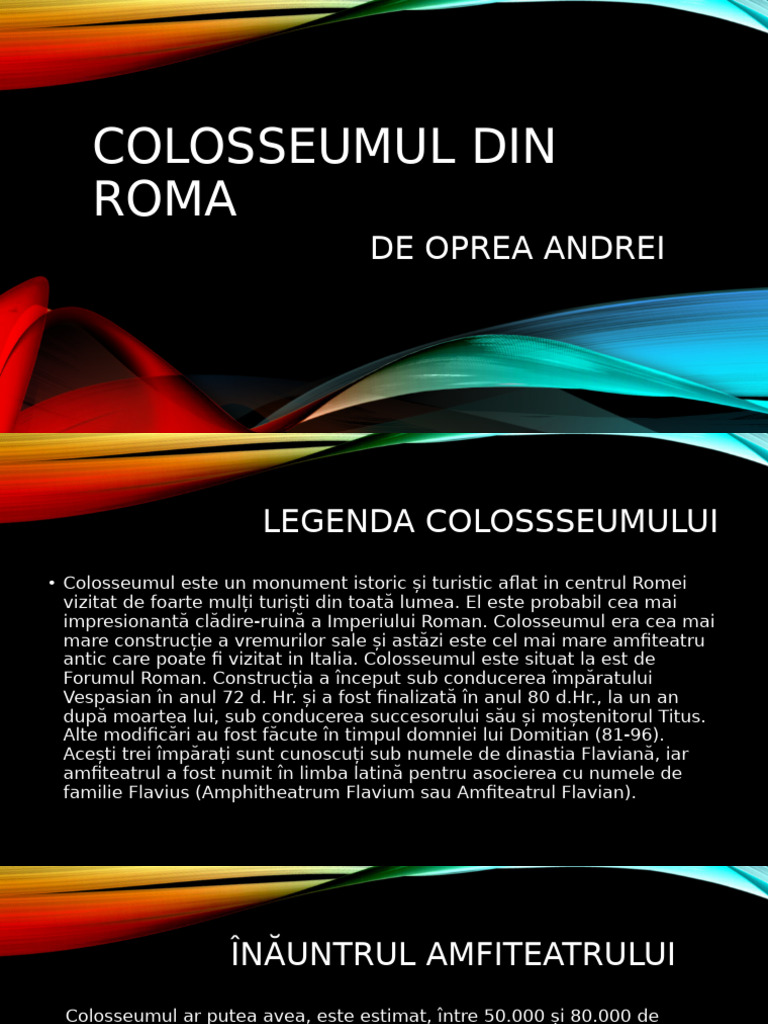 Colosseumul Din Roma | PDF