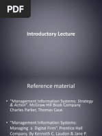 Introductory Lecture