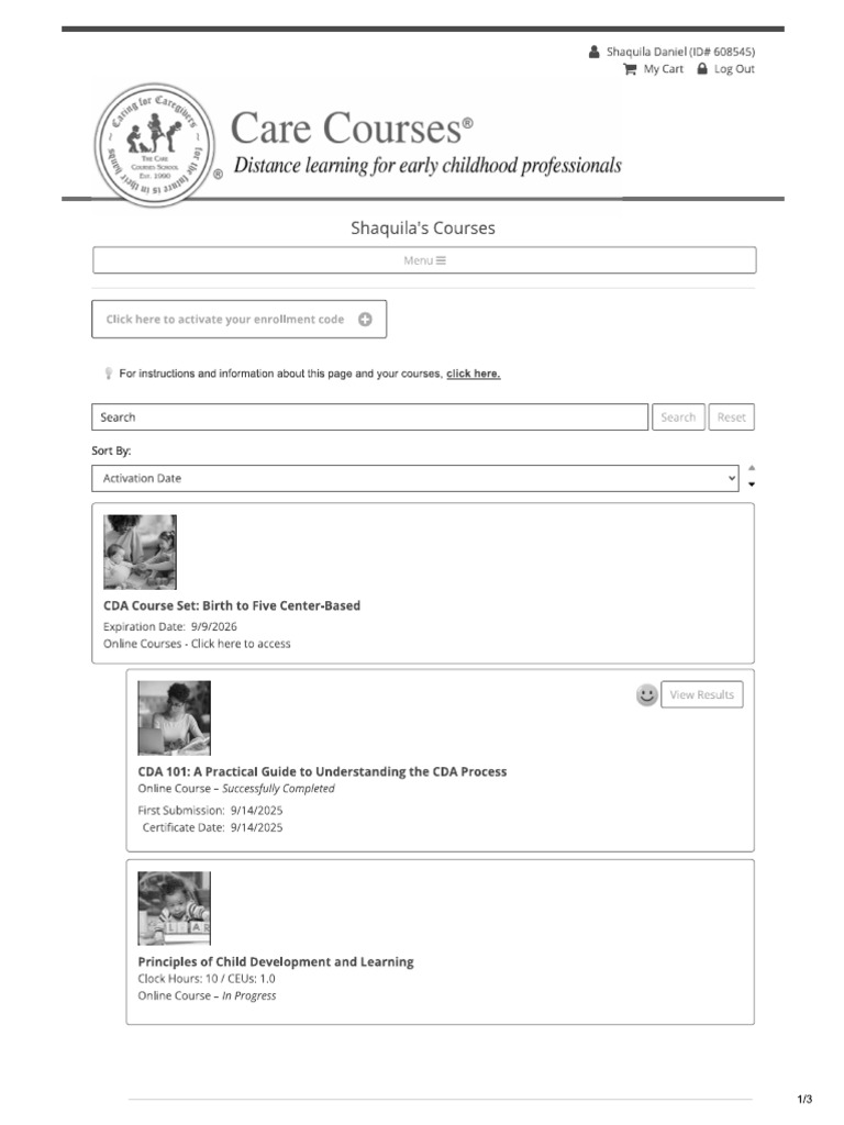 Cda Subjects | PDF