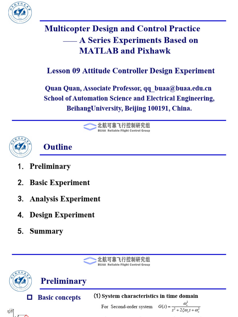 Multicopter Attitude Control Design | PDF