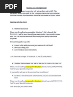 Propio Interpreter Guidelines and Protocols | PDF | Language ...