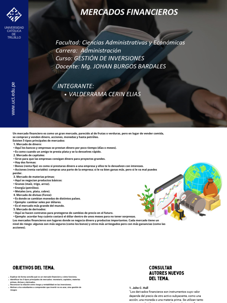 Tipos de Mercados Financieros Explicados | PDF | Mercado de divisas ...