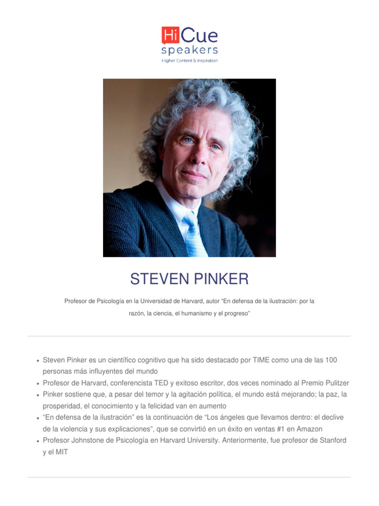 Steven Pinker | PDF | Era de iluminacion | Conceptos psicologicos