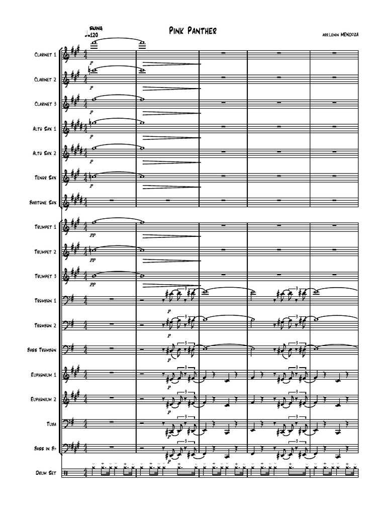 Score La Pantera Rosa | PDF