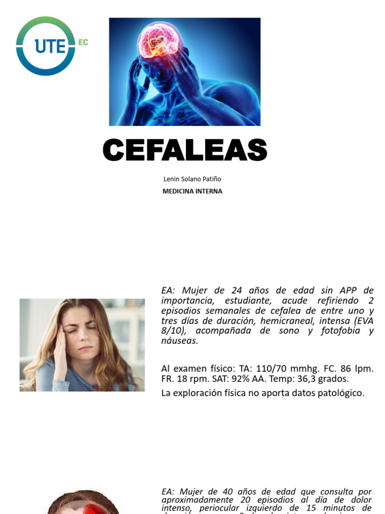 CEFALEAS | PDF | Migraña | Dolor de cabeza