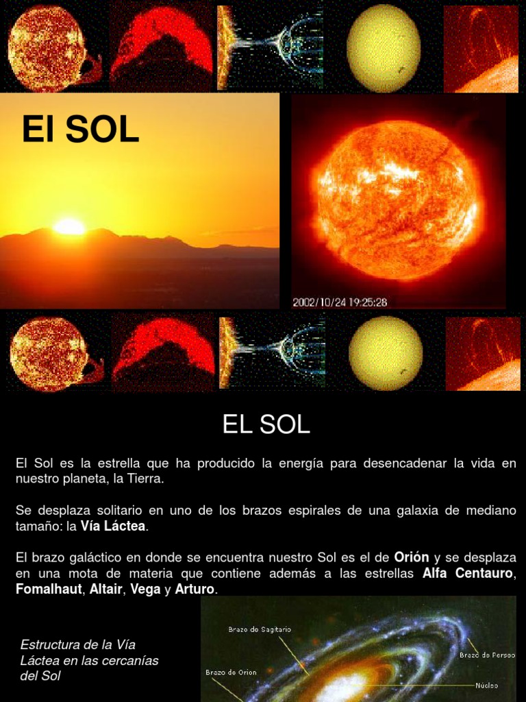 Características del Sol para Niños | PDF | Dom | Estrellas