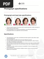 PR Photo Specifications for PNP Applicants | PDF | Art | Self-Improvement