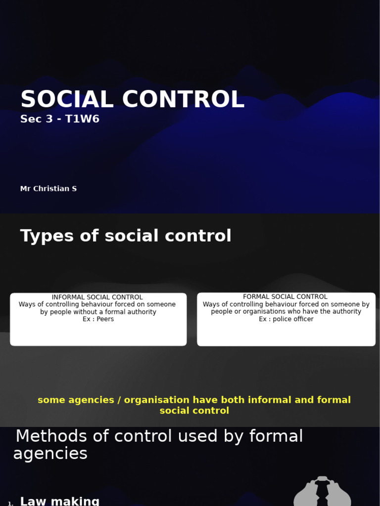 Understanding Social Control Types and Effects | PDF | Justice | Crime ...