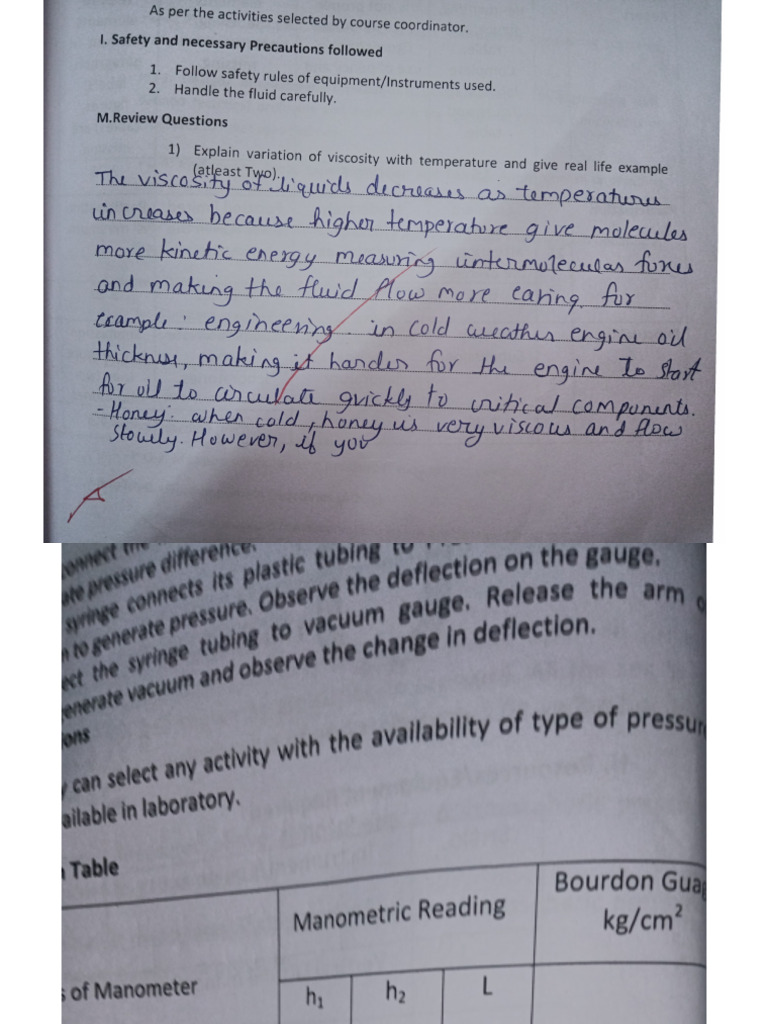 FMHM Lab Manual | PDF