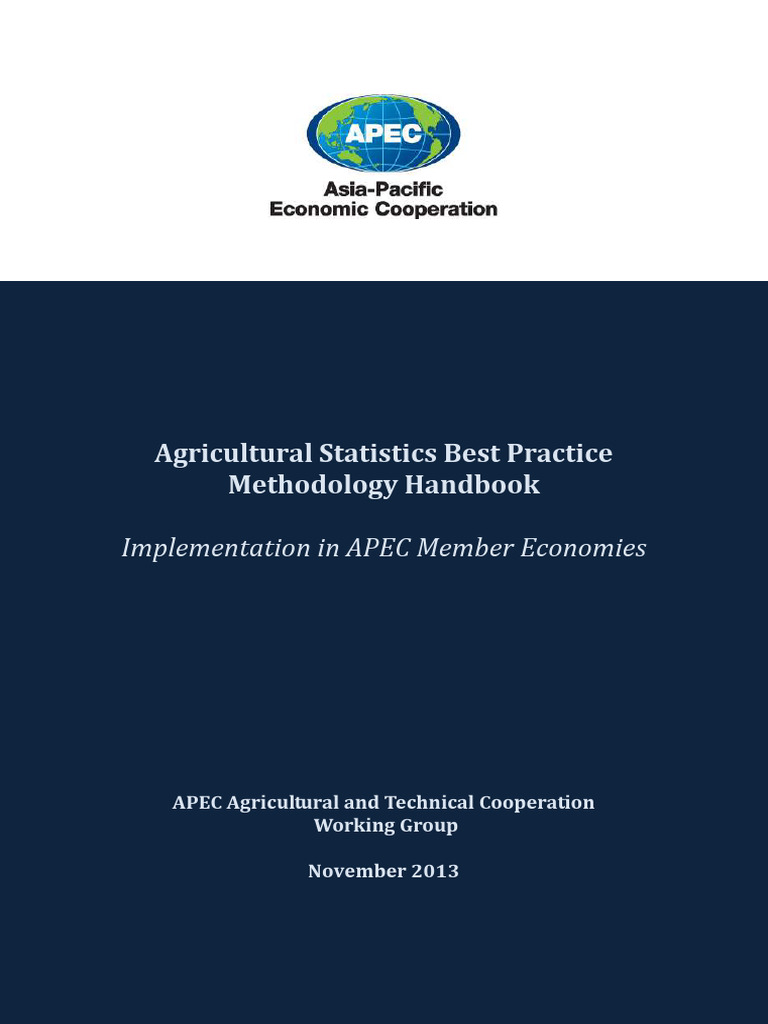 2013 Atc Ag Stat Handbook | PDF | Millennium Development Goals | Census