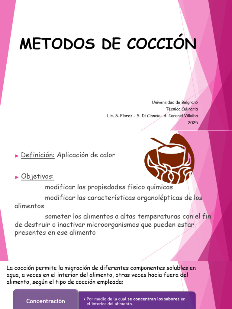 Métodos de Coccion | PDF | Cocinando | Hirviendo