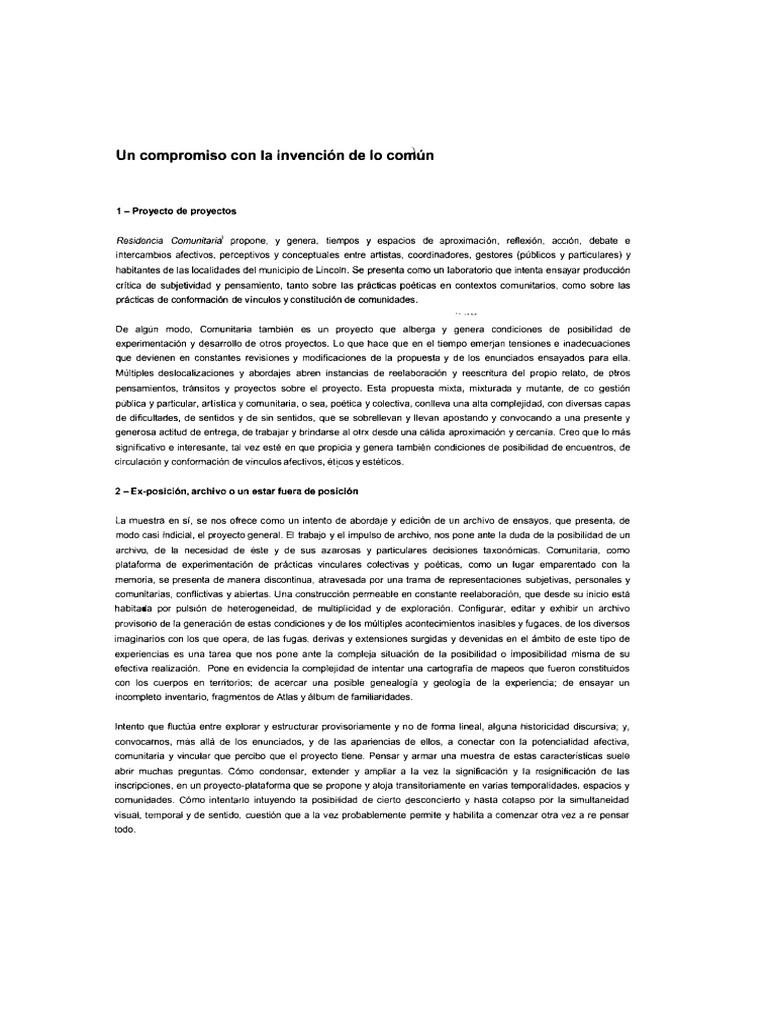 La Invención de Lo Comun - Labaké | PDF | Experiencia | Educación en ...