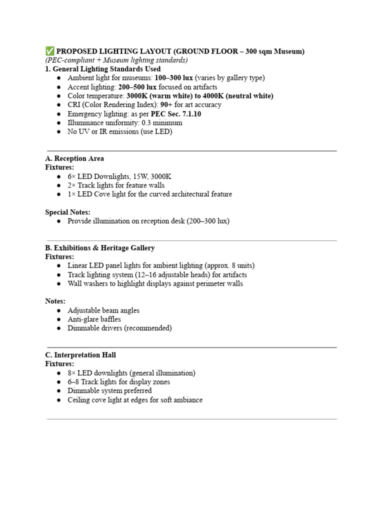 Power Lighting Layout | PDF | Lighting | Light