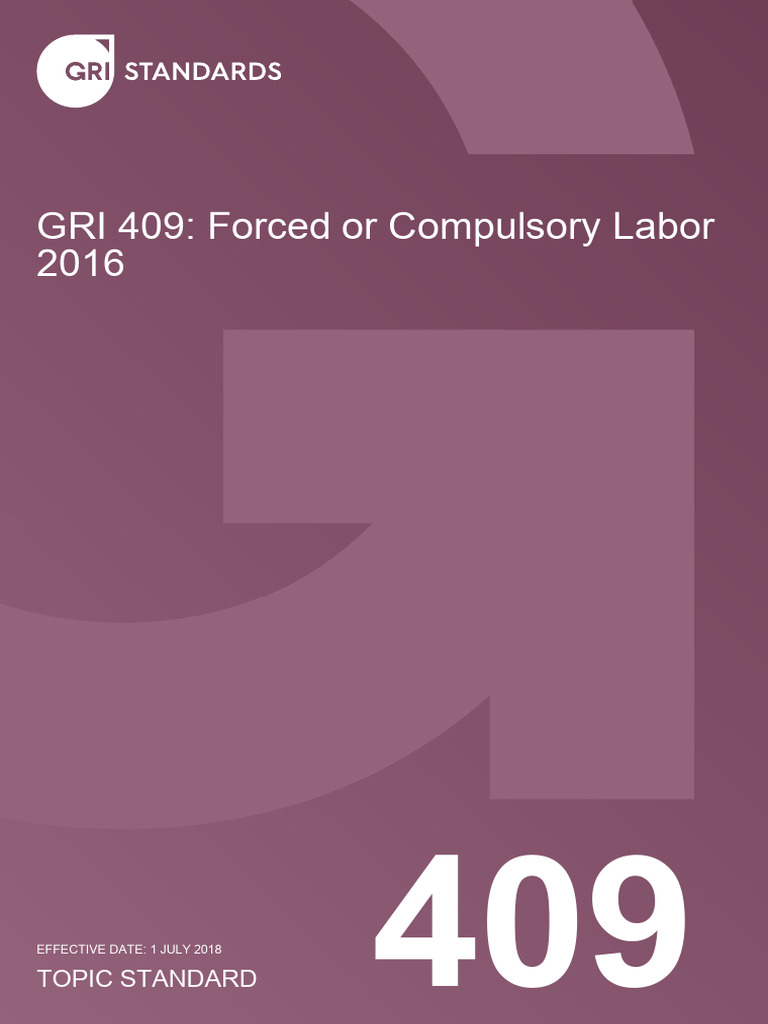 GRI 409 - Forced or Compulsory Labor 2016 | PDF | International Labour ...