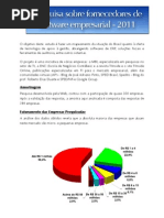 Pesquisa Fornecedores Software