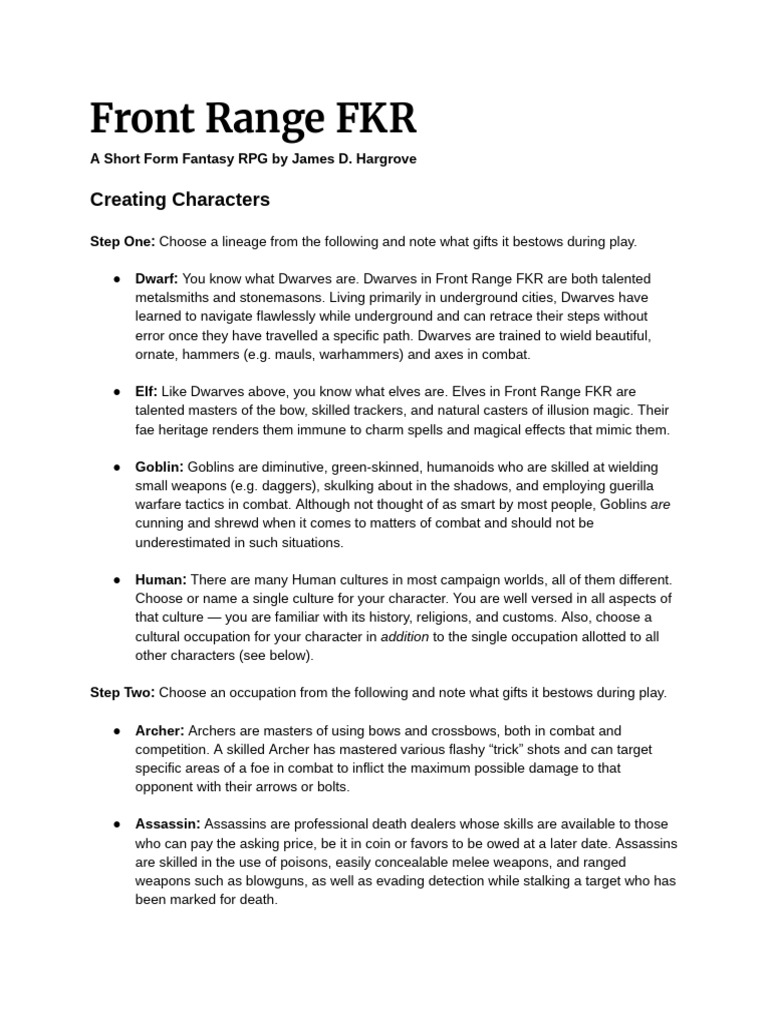 Front Range FKR 2025 (Corrected) | PDF